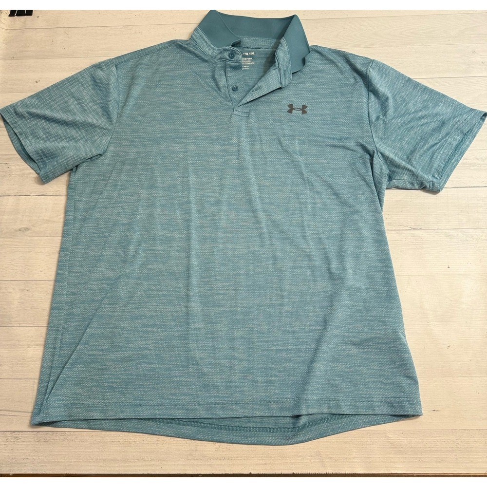 Under Armour men's the‎ performance polo light blue XL